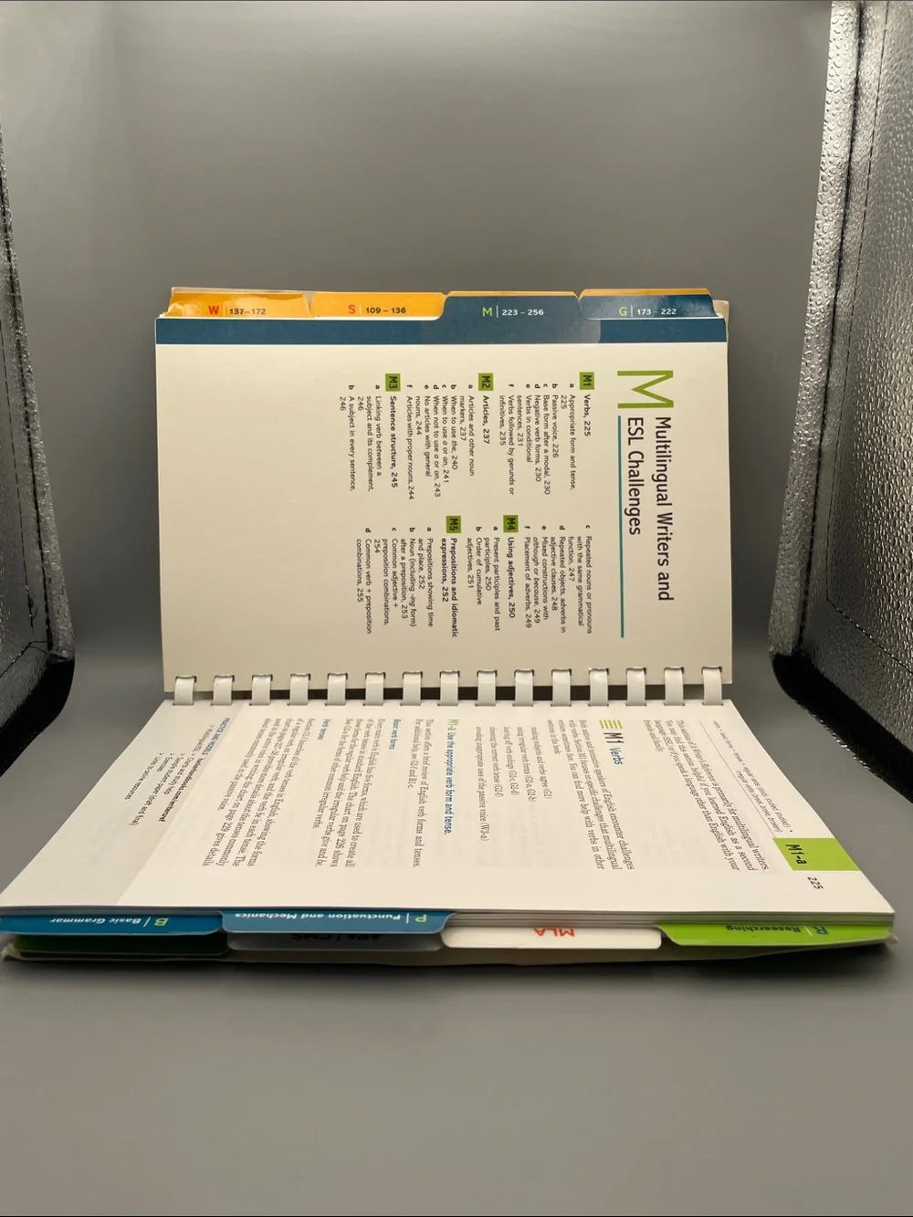 A Writer's Reference — Colorful Striped Cover (White)